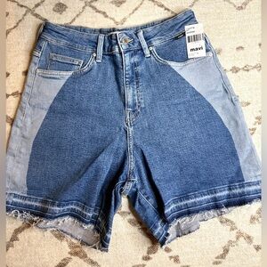 NWT Mavi Shorts size 26, high waist, raw hem
